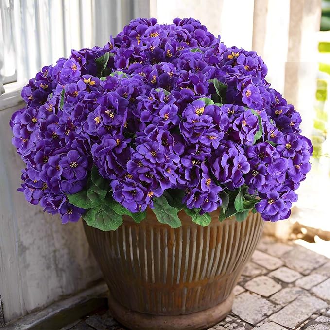 EverBloom – Artificial Geranium Outdoor Flowers