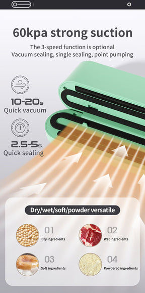 SealMate – Mini Wireless Vacuum Sealer