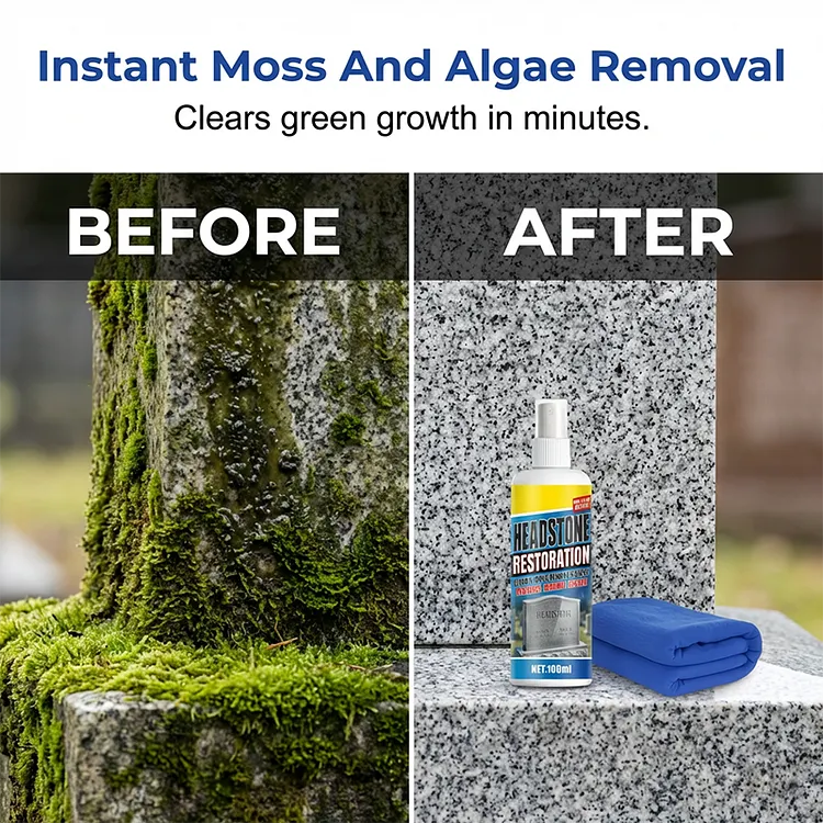 StoneRevive – Headstone Restoration Cleaning Spray
