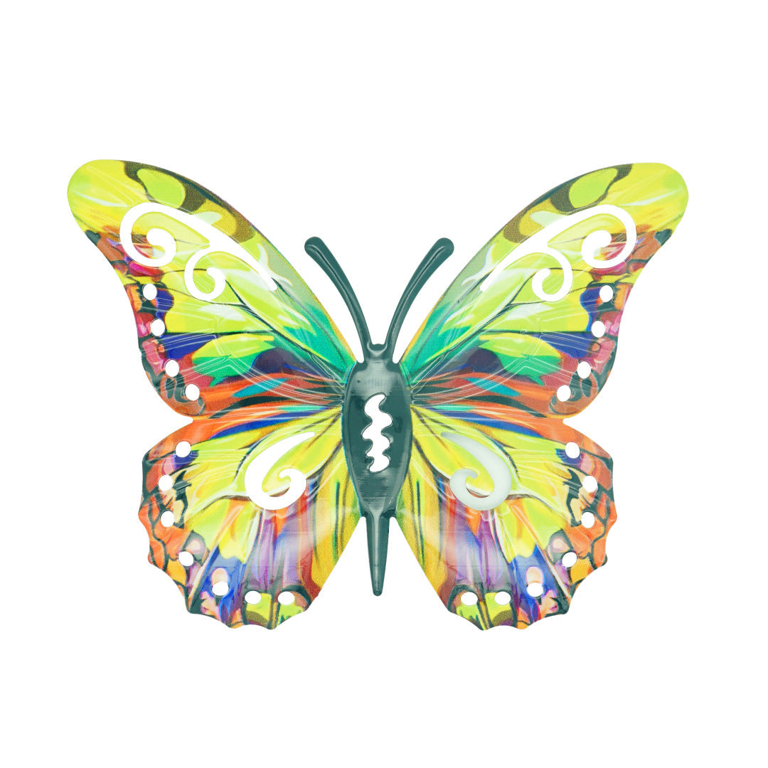 FlutterGlow – Metal Butterfly Wall Art