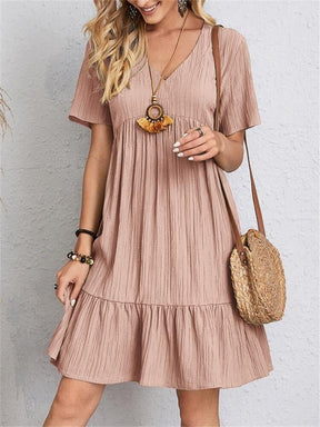 VintageMuse – Retro V-Neck Women’s Top
