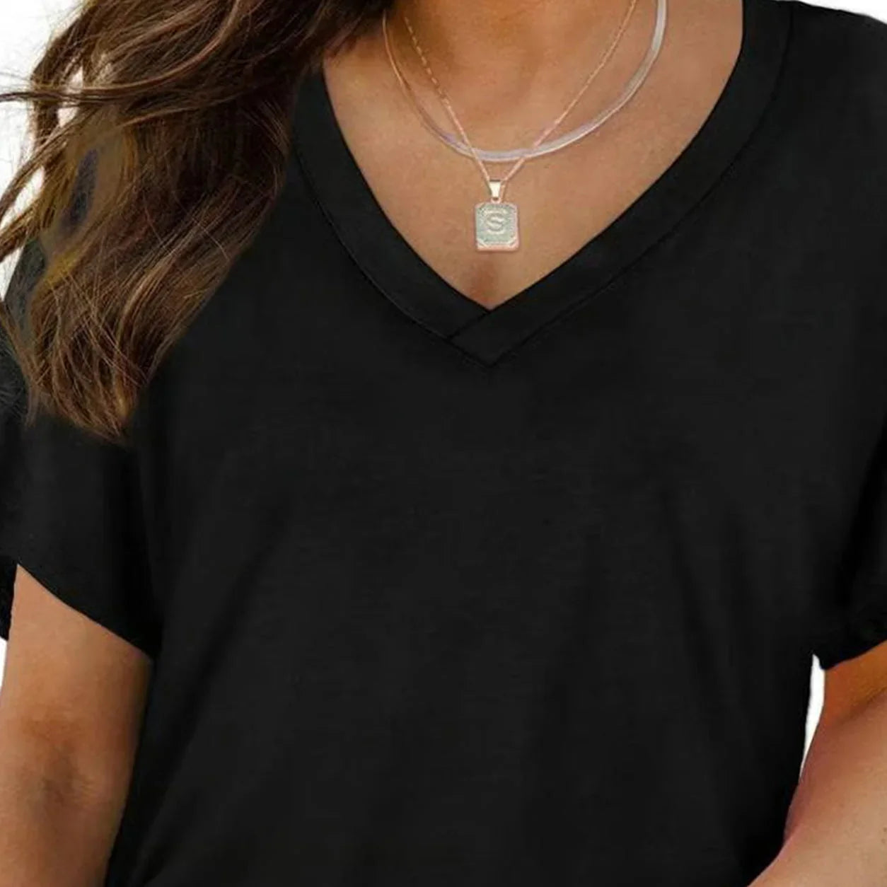 SoftLuxe – Women's Everyday V-Neck Comfort T-Shirt
