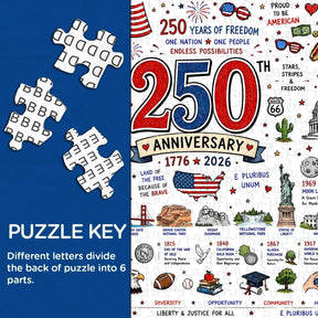 FreedomPiece – 1000 Piece USA Themed Puzzle Set