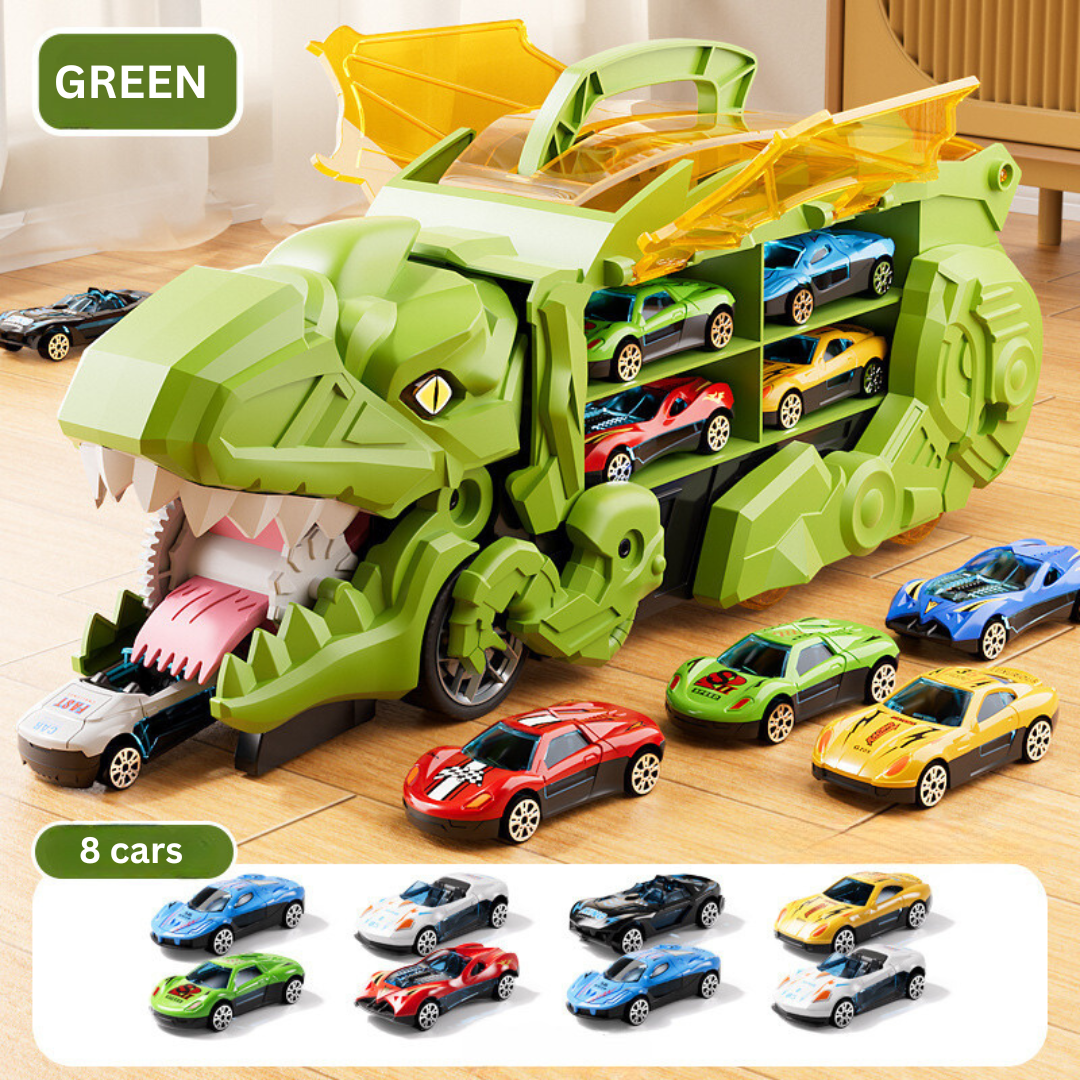RaptorRace – Dino Car Swallowing Truck Set