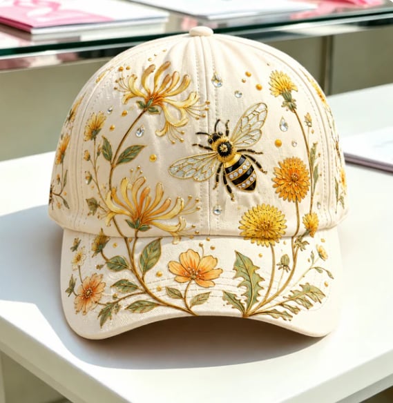 FloraBee – Aesthetic Garden Cap