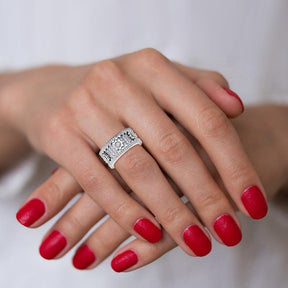Zigzag - Sliding Ring Modern Statement Style