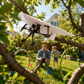 SkyGlide - Gyro-Powered RC Paper Airplane Kit