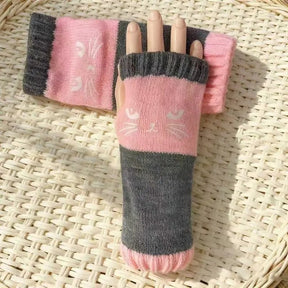 WarmHands – Stylish Knitted Fingerless Gloves
