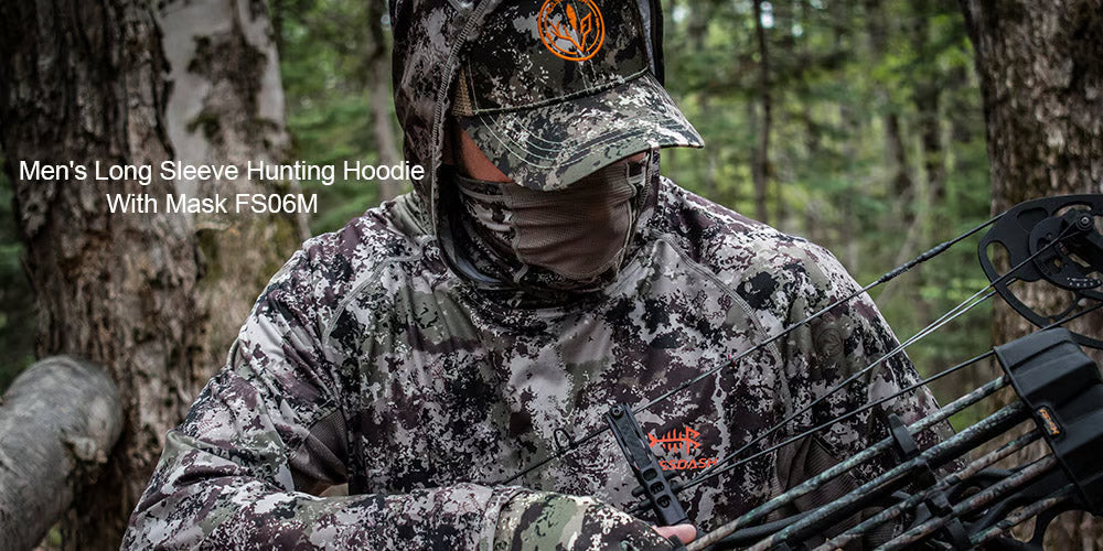 SunGuardPro - UPF 50+ Camo Hunting & Fishing Hoodie with Mask