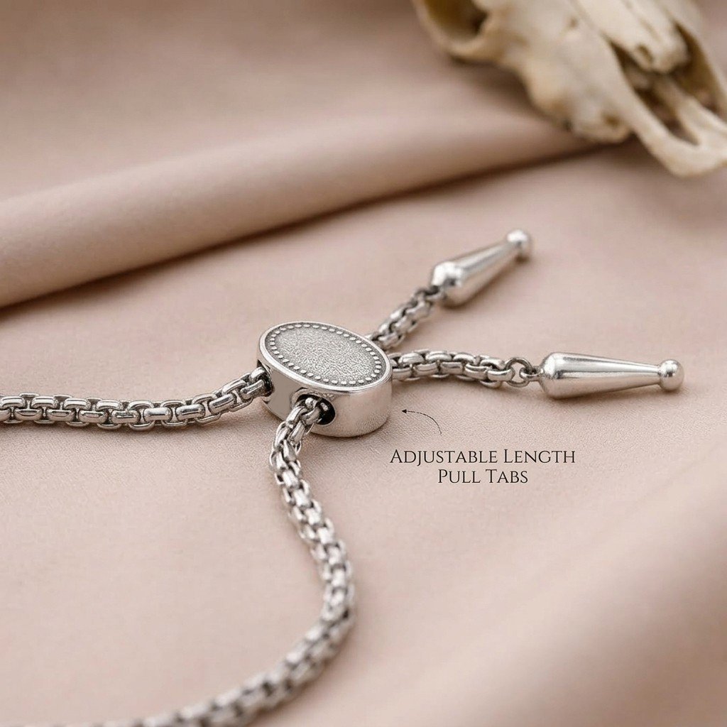 LetterLuxe Glow – Adjustable Name Bracelet