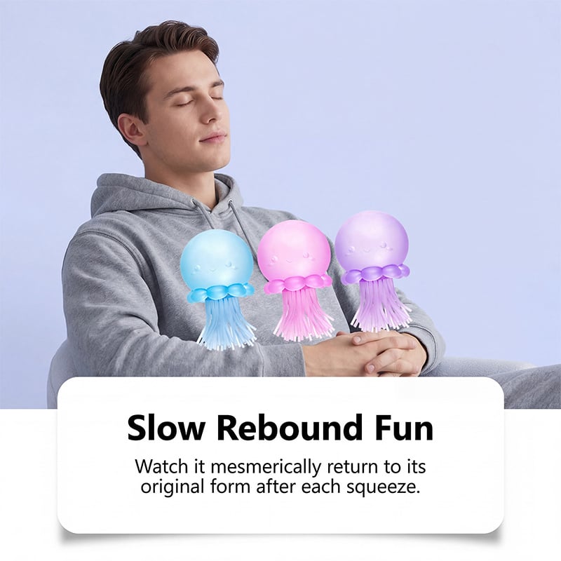OceanSquish – Soft Jellyfish Fidget Toy