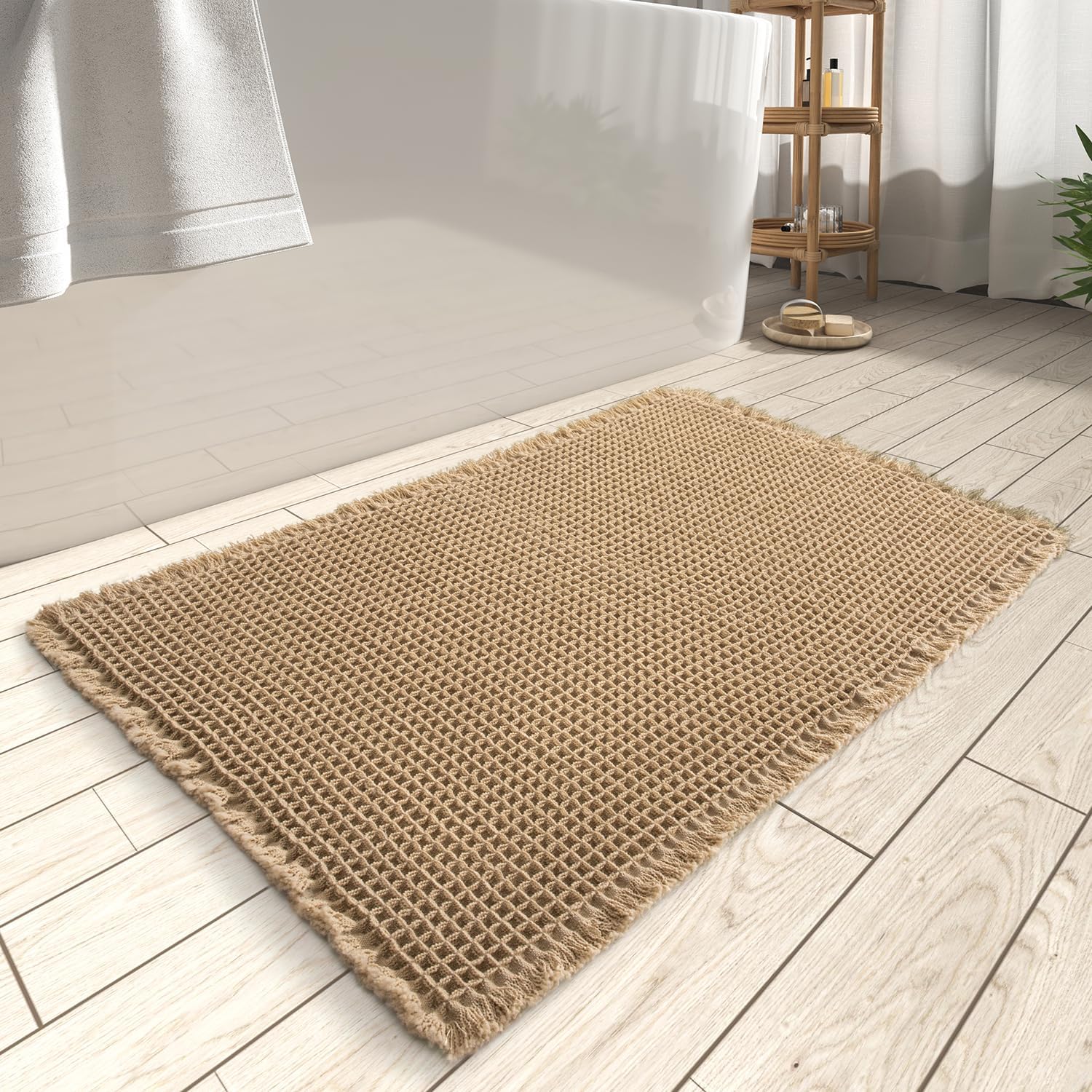 WaffleCloud – Ultra Absorbent Bath Mat