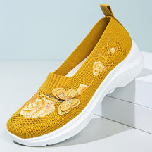 VelvetFlutter – Stylish Embroidered Loafers