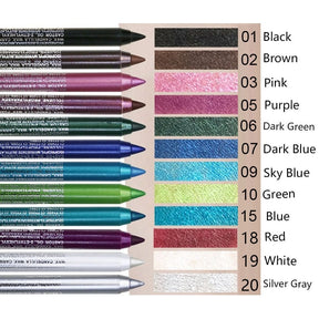 CosmiKohl - 14-Color Waterproof Gel Eyeliner Vault