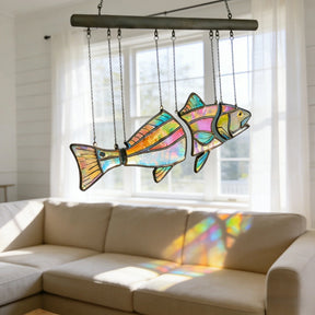 AquaLume – Handcrafted Fish Window Art