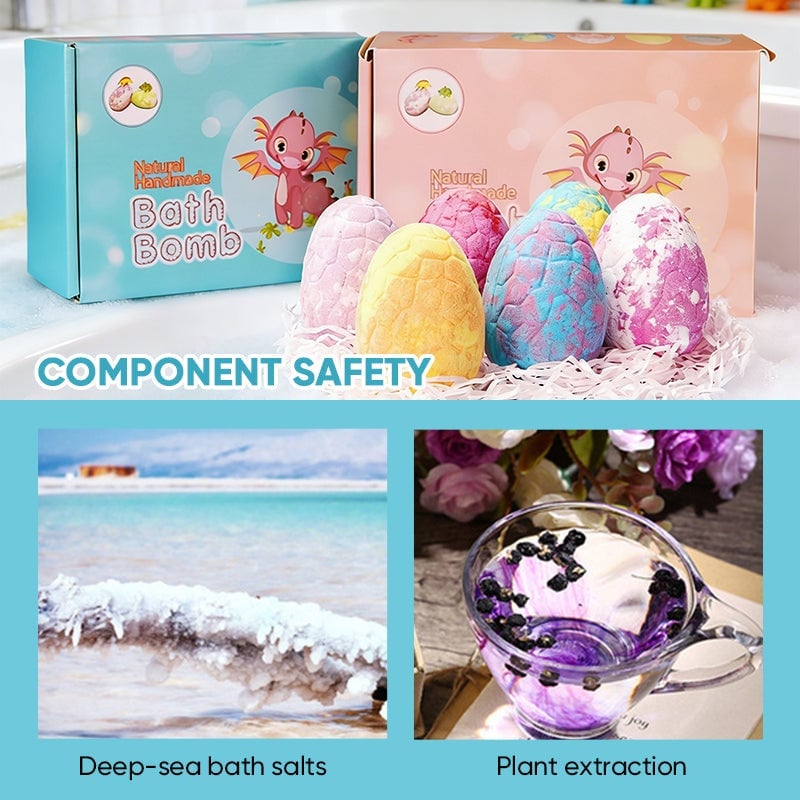 DinoGlow – Fun & Colorful Bath Bomb Eggs
