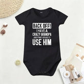 SnugglePrint – Grandpa Quote Baby Bodysuit