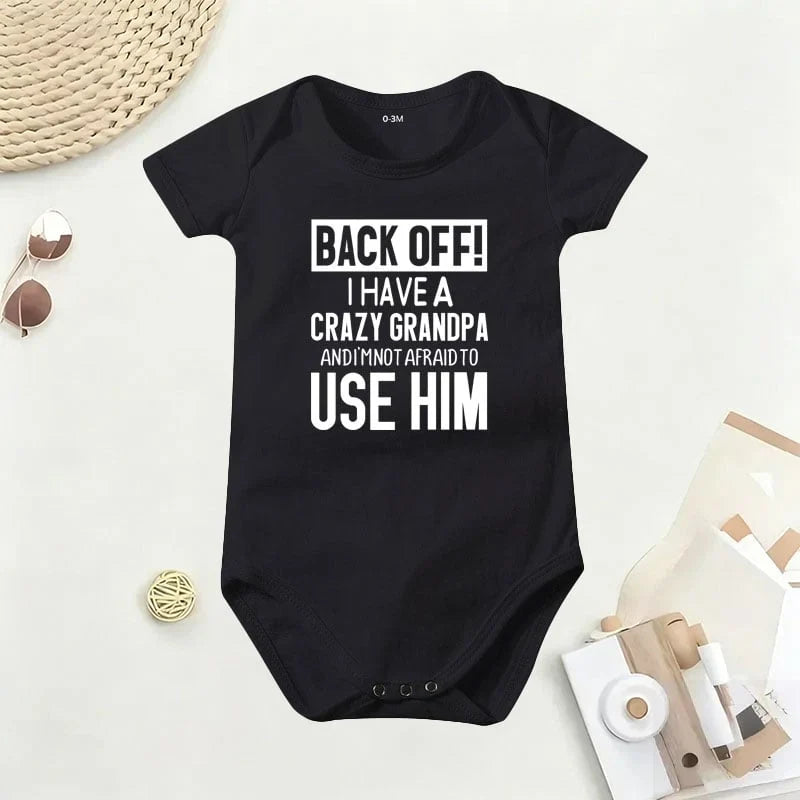 SnugglePrint – Grandpa Quote Baby Bodysuit