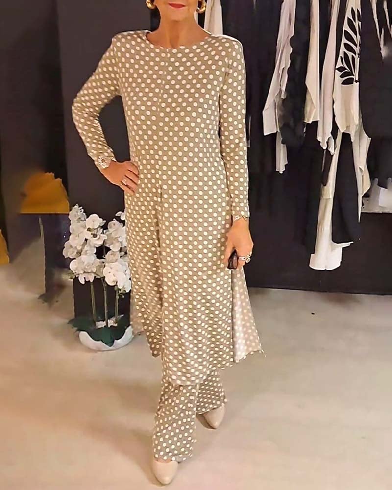 SoftDot Harmony Set – Casual Two-Piece Outfit