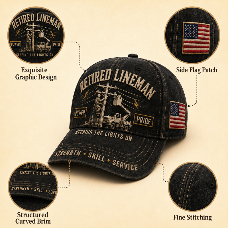 PowerGuard – Retired Lineman Commemorative Cap