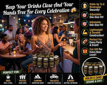 DrinkMate – Adjustable 6-Can Beverage Holster Belt