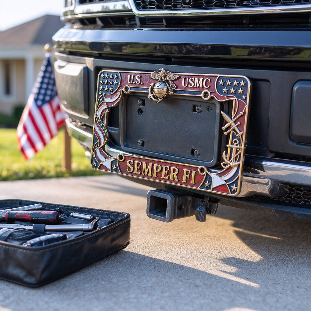 MarinePride – Semper Fi Auto Frame