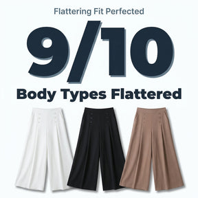 BelleFlow – Flattering Wide Leg Comfort Trousers