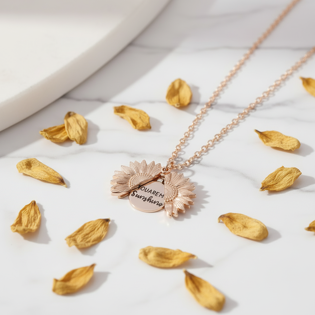 PureSun – “You Are My Sunshine” Necklace Gift Set