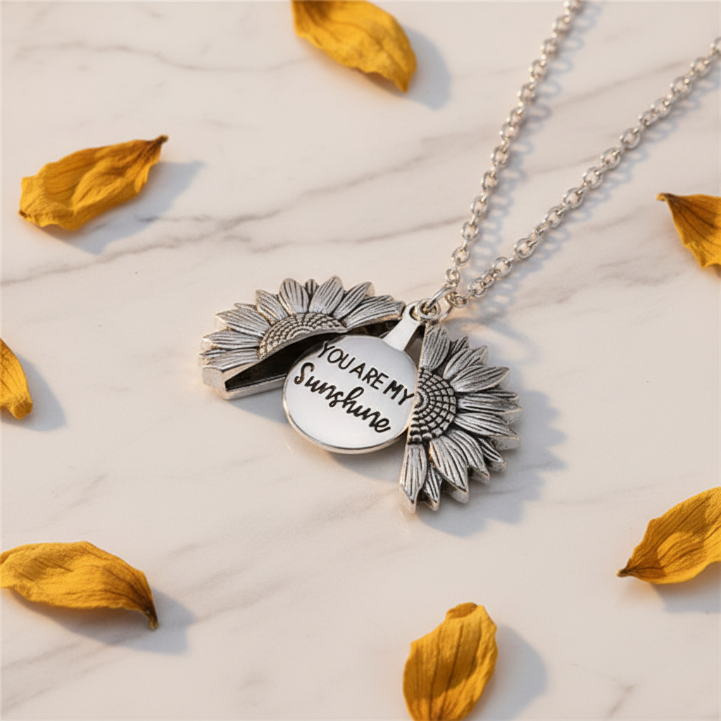 PureSun – “You Are My Sunshine” Necklace Gift Set
