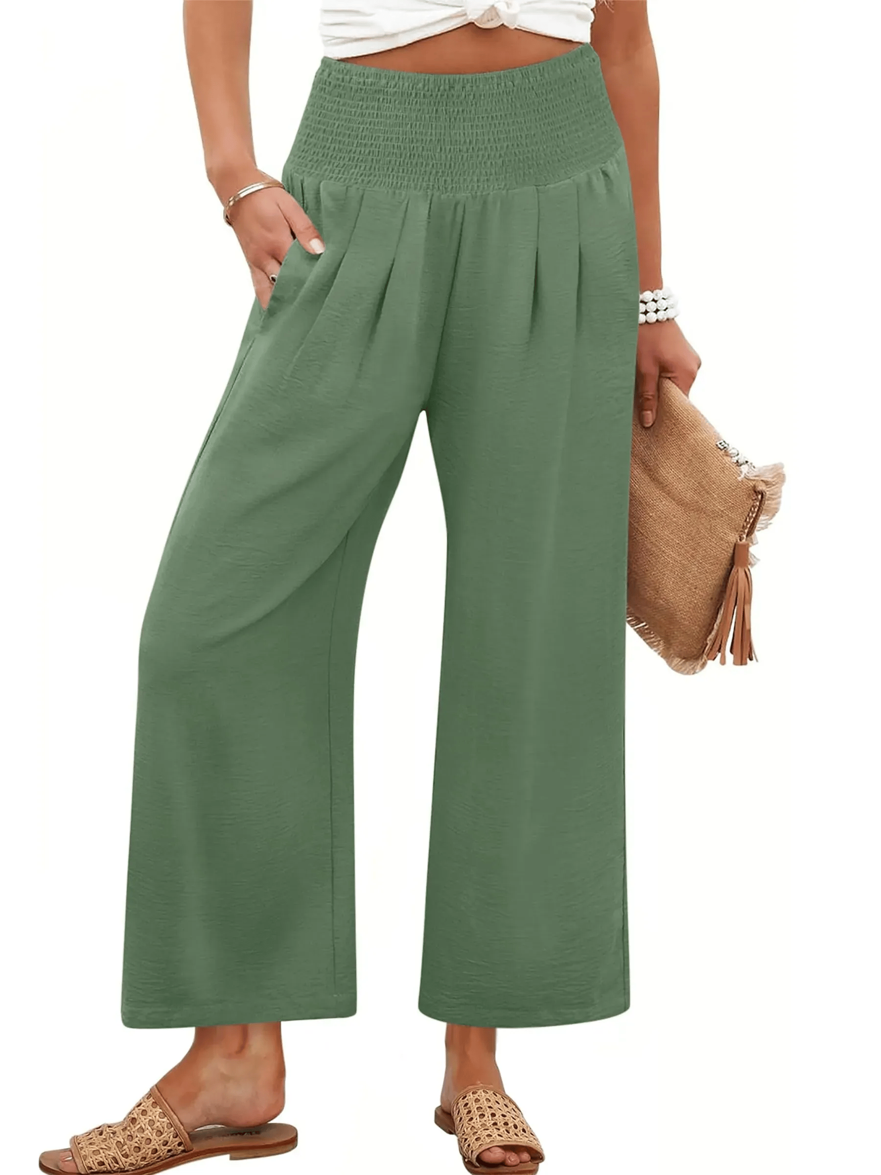 FreeFlow – Lightweight Wide Leg Trousers