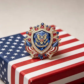 FreedomMark – Patriotic Anniversary Brooch
