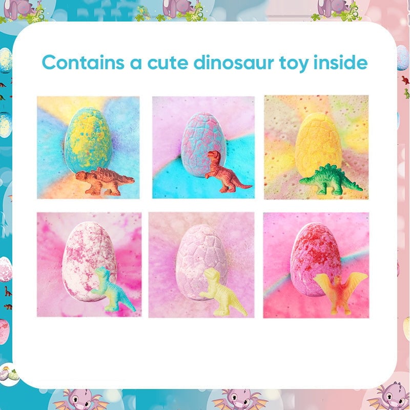 DinoGlow – Fun & Colorful Bath Bomb Eggs