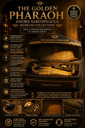 PharaohGuard – Golden Anubis Sarcophagus Collection