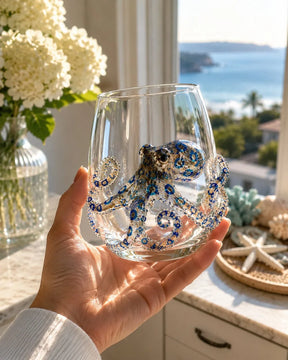 OceanGlow – Blue Ringed Octopus Artisan Glass