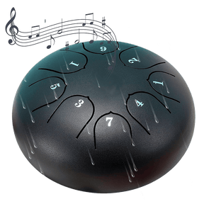 NatureBeat – Outdoor Steel Rain Drum with Finger Picks