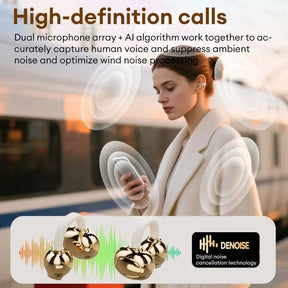 AuraClip – Fashion Clip-On Headphones Secure Fit