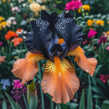 BloomAura – Exotic Tall Bearded Iris Flower
