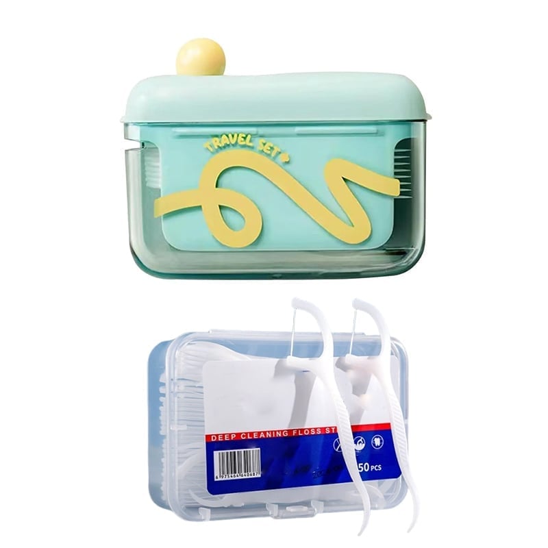 SmileFlow | Pop-Up Dental Floss Storage Case