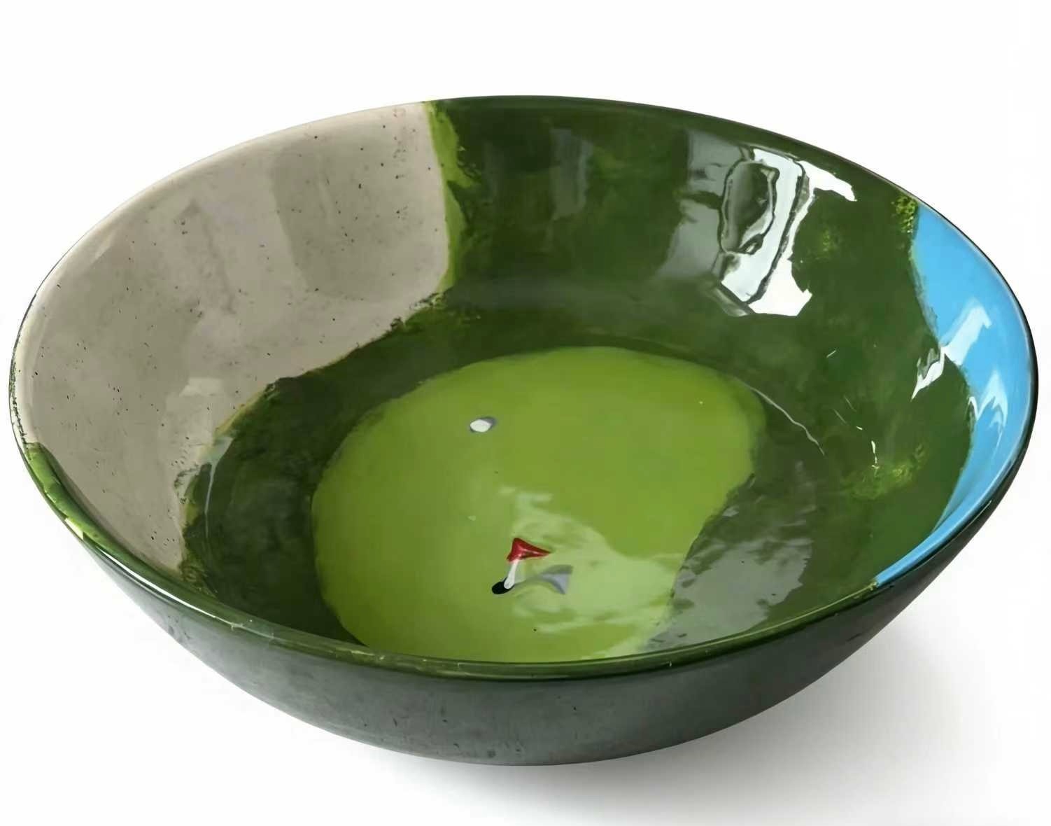 GolfCraft – Handcrafted Golf-Themed Bowl