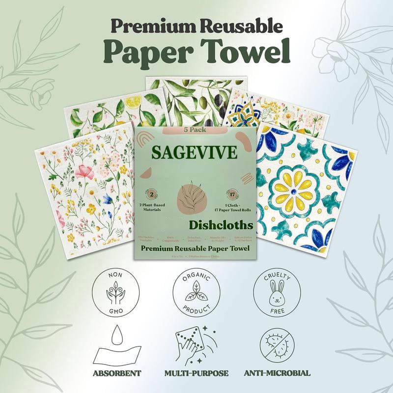 SparkleWipe – Multi-Purpose Kitchen Cleaning Cloths