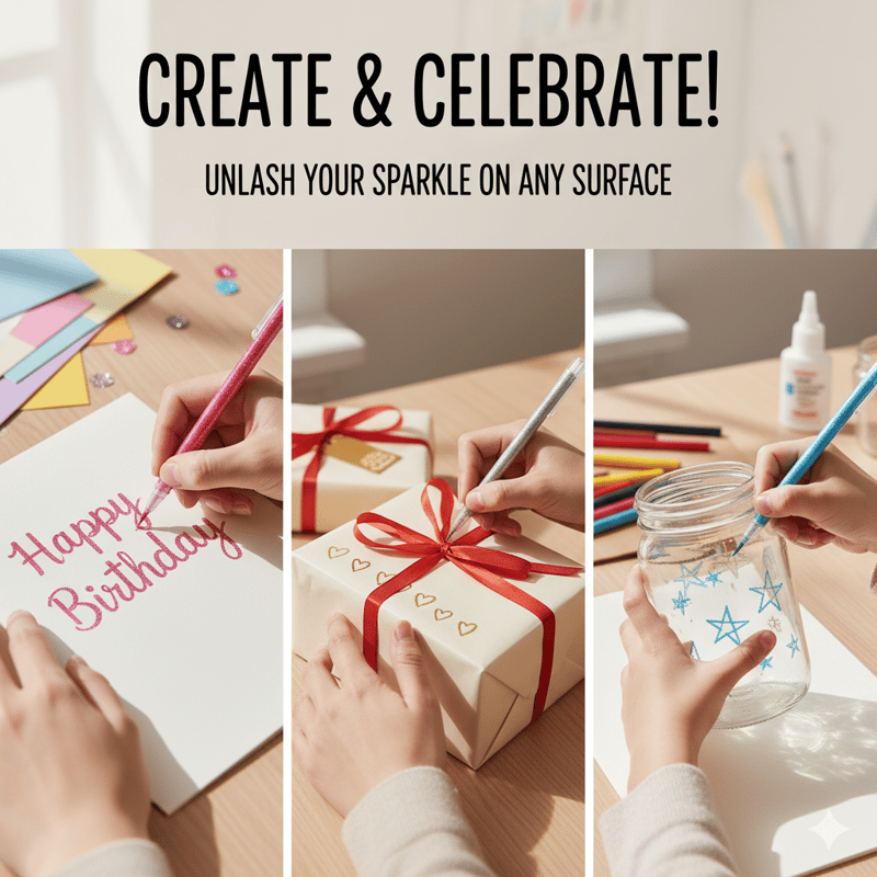 SparkWrite - Bold & Colorful Gel Pen Collection