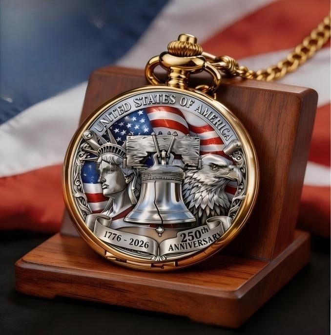LibertyChrono – USA 250th Pocket Watch