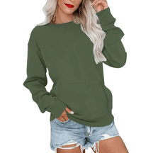 CozyCore – Women’s Crewneck Hoodless Sweatshirt