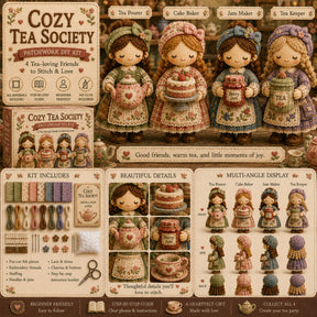 TinyWorlds – Cozy Patchwork DIY Craft Kit Collection