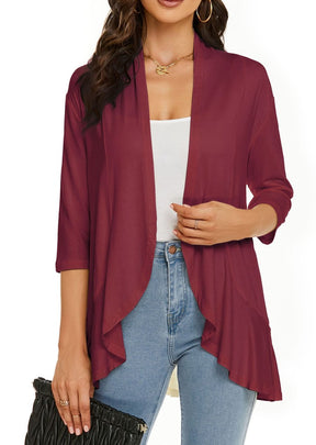 SoftDrape – Lightweight Open Front Cardigan