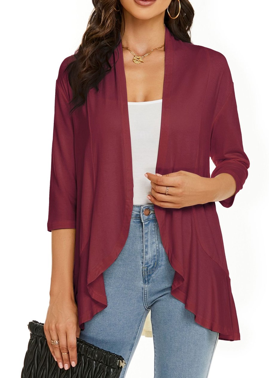 SoftDrape – Lightweight Open Front Cardigan