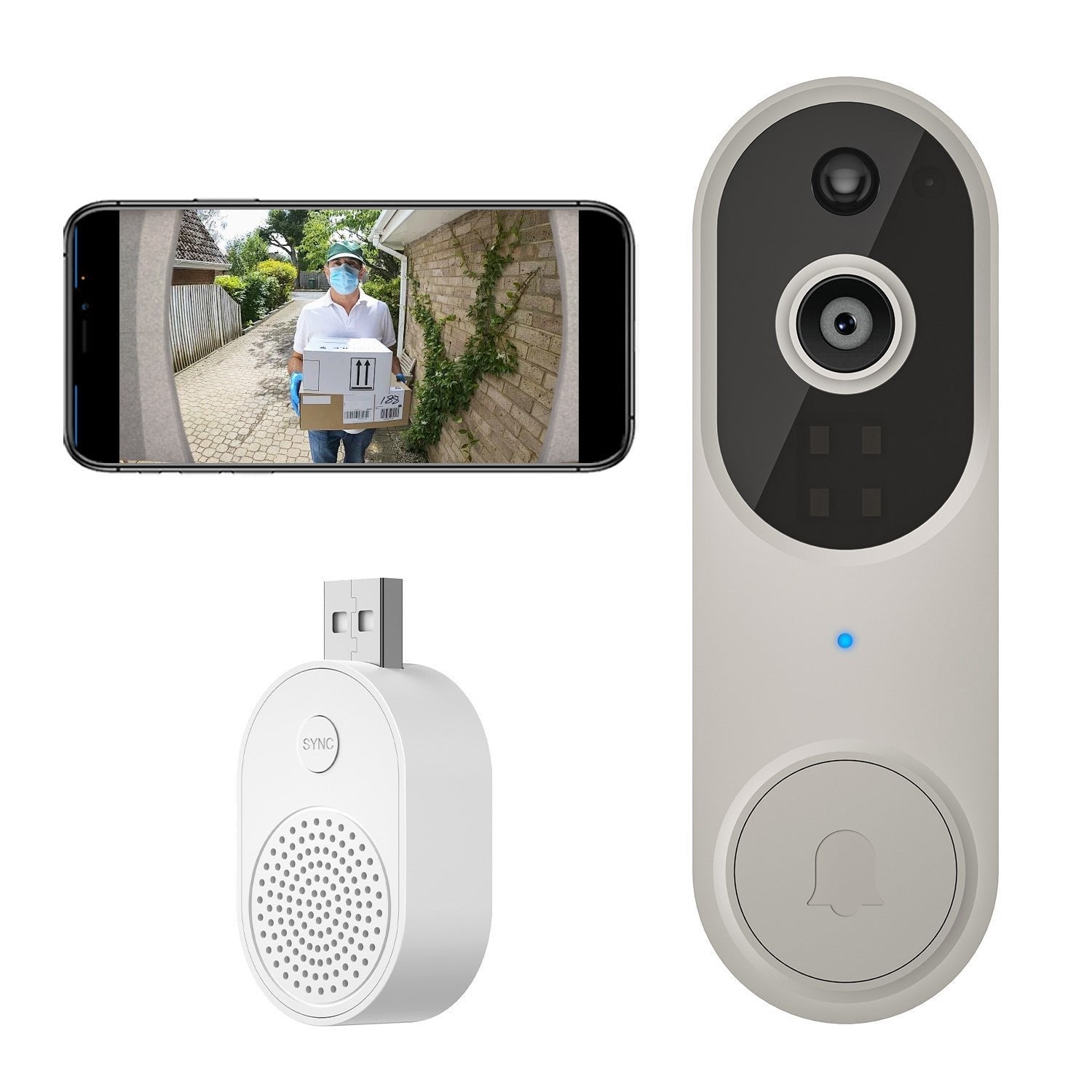 GuardCam – HD Smart Doorbell Security System