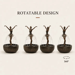TranquilTwirl - LED Ballet Fountain