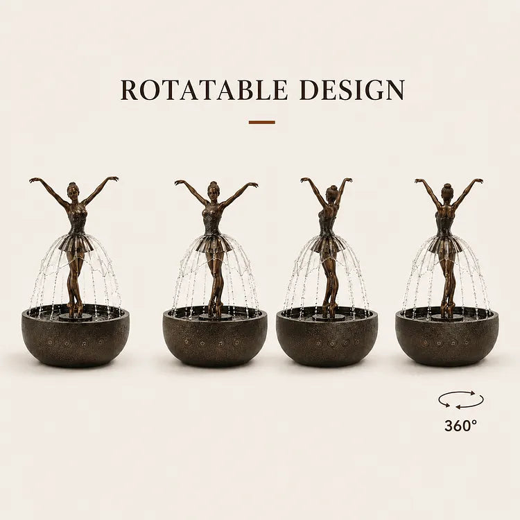 TranquilTwirl - LED Ballet Fountain