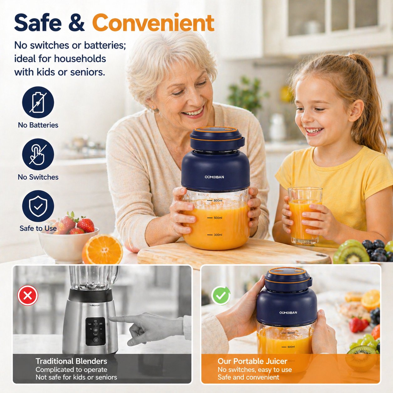 Portable Household Appliances Juicer